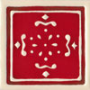 Relief-Serie 10x10 Anita Borde blanco