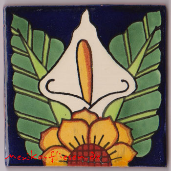 9-12-109 - Handbemalte Fliese 10x10 - Combinado