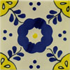 Handbemalte Fliese 15x15 - Hacienda AM