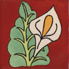 Handbemalte Fliese 10x10 - Aro solo TC