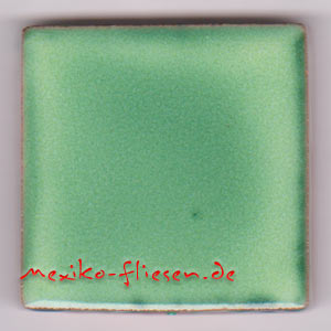 9-8-3430 - Handbemalte Fliese 5x5 - grün gewaschen