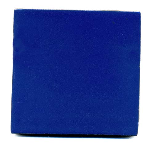 9-8-3619 - Handbemalte Fliese 10x10 - kobaltblau