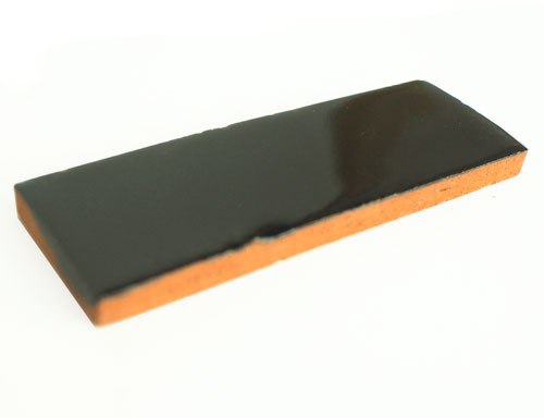 9-8-56-43 - Riemchen 3,3 x 10 cm, negro