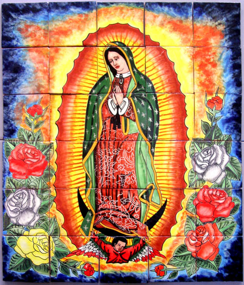 6-56-009 - Mural 5x6 - Virgen de Guadalupe, bunt