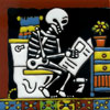 Relief-Fliese 15x15 - WC