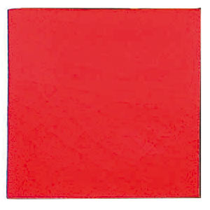 9-11-01 - Handbemalte Fliese 10x10 - rot