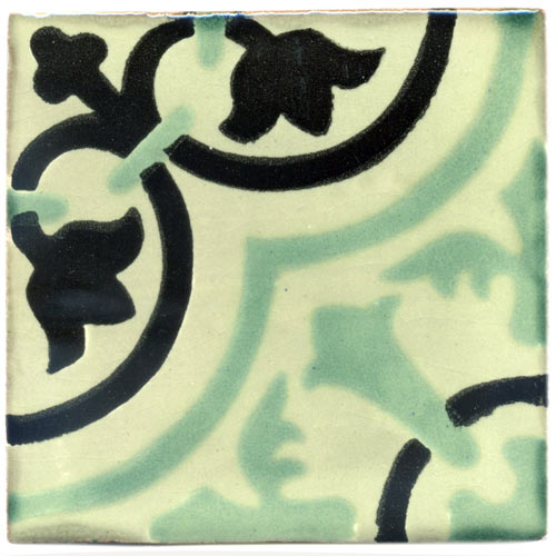 9-12-171 - Handbemalte Fliese 10x10