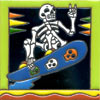 Relief-Fliese 15x15 - Waveboard-Skelett