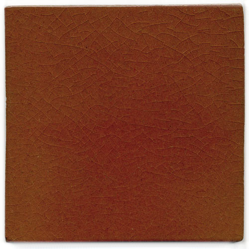 9-8-3616 - Handbemalte Fliese 10x10 - terracotta