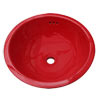 Waschbecken rund, 34,5cm, rot