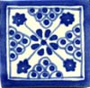 Handbemalte Fliese 5x5, Margarite