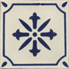 Handbemalte Fliese 10x10 - Bastille