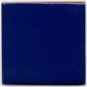 5-8-3819 - Handbemalte Fliese 15x15 uni - kobaltblau