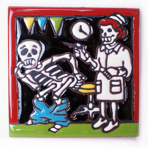 9-24-038 - Relief-Fliese 10x10 - Beim Doc