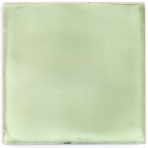 9-8-3647 - Handbemalte Fliese 10x10 - verde mel