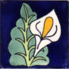 Handbemalte Fliese 10x10  - Aro solo