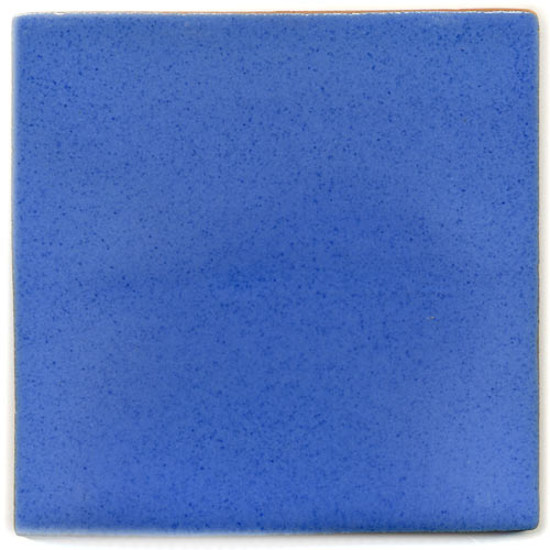 9-8-3607 - Handbemalte Fliese 10x10 - blaugrau gepunktet