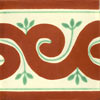 Handbemalte Fliese 15x15 - Ola Roja