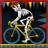 Relief-Fliese 10x10 - Rennradfahrer