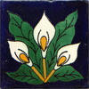 Handbemalte Fliese 10x10 -  Aro