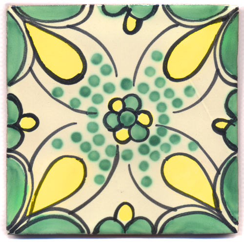 5-2-38-65 - Handbemalte Fliese 15x15 - Honey