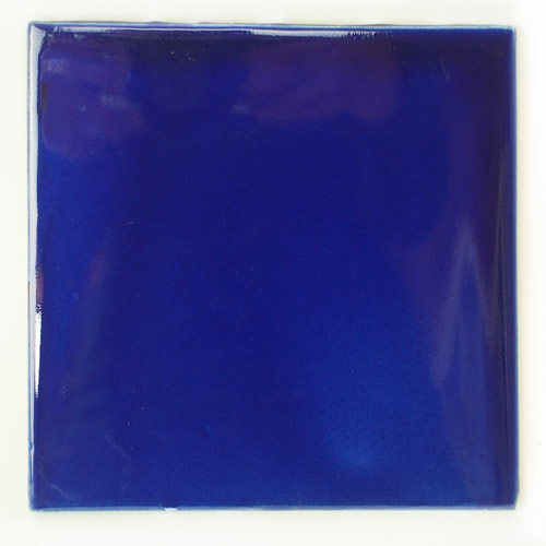 5-8-3851 - Handbemalte Fliese 15x15 uni - königsblau