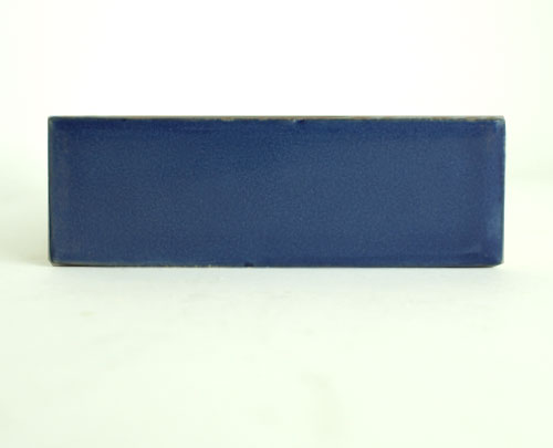 Riemchen 3,3 x 10 cm, blau gewaschen