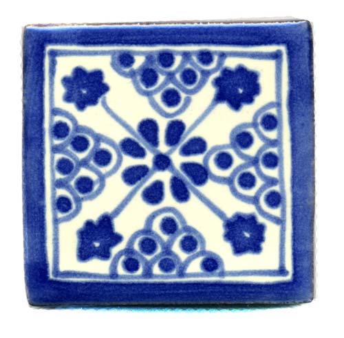 5-2-3001p - Handbemalte Fliese 5x5, Margarite
