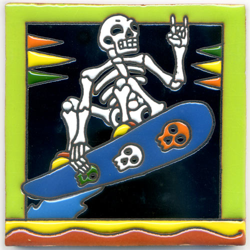 9-25-002 - Relief-Fliese 15x15 - Waveboard-Skelett