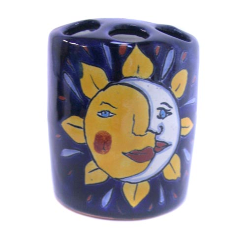 5-2-103-04 - Zahnputzbecher, Stifteköcher Sonne und Mond