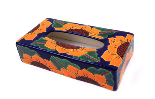 5-2-108-519 - Kosmetiktuchbox, handbemalt - Girasol