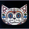 Relief-Fliese 15x15 - Katze schwarz