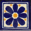 Handbemalte Fliese 5x5 - Flor de Mayo