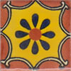 Handbemalte Fliese 5x5, Arabesque