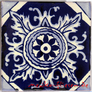 9-12-63 - Handbemalte Fliese 10x10 - Boca de Dragon
