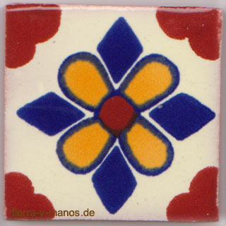 9-13-72 - Handbemalte Fliese 5x5 - g