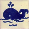 Handbemalte Fliese 5x5 - Ballena