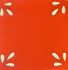 Relief-Serie 10x10 - Bellis fondo naranja