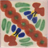 Handbemalte Fliese 5x5