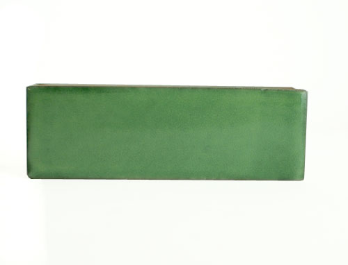 Riemchen 3,3 x 10 cm, grün gewaschen