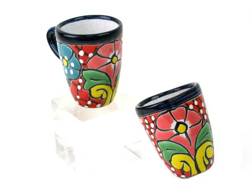 71-05-02R - 1x bunte Tasse, Cappuccino, doppelter Espresso, 125 ml Inhalt -