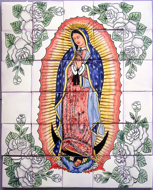 6-56-008 - Mural 5x6 - Virgen de Guadalupe, hell