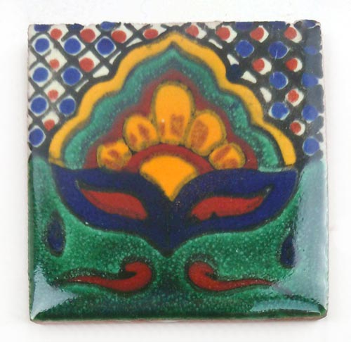 9-13-56 - Handbemalte Fliese 5x5 - Amanecer