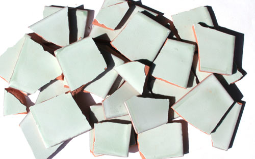 M-3647-4K - Mosaikfliesen, Bruchfliesen, 4KG - verde mel