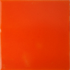 Handbemalte Fliese 10x10 - pumpkin orange