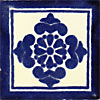 Handbemalte Fliese 5x5 - Anita