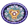 XL-Waschbecken, 53x45cm, Lilia y Girasoles