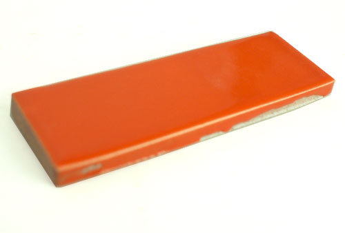 9-8-56-58 - Riemchen 3,3 x 10 cm, pumpkin orange