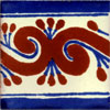 Handbemalte Fliese 5x5 - Ola Griega