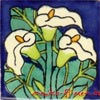 Handbemalte Fliese 5x5 - Aro